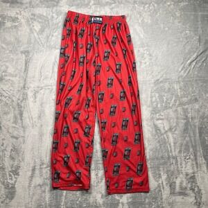 UNK Portland Trail Blazers Kids Sleepwear Pajama Pants Medium 10/12 Red NBA